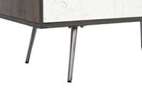 Dressoir DKD Home Decor Wit Bruin Metaal Mangohout 90 x 43 x 80 cm - thumbnail
