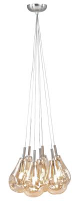 HighLight hanglamp Granata - mat zwart en smoke