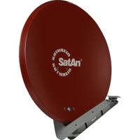 Kathrein CAS 90ro Satellietschotel 90 cm Reflectormateriaal: Aluminium Rood, Bruin - thumbnail