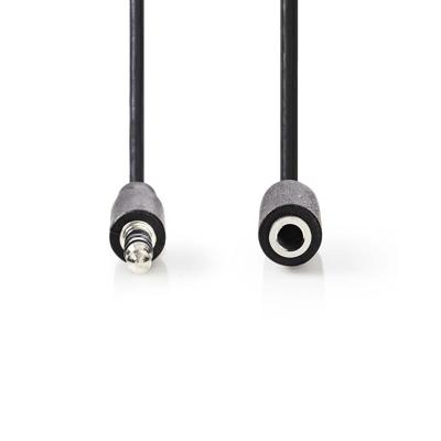 Stereo-Audiokabel met Volumeregeling | 3,5 mm Male - 3,5 mm Female | 1,0 m | Zwart [CAGB22090BK10]