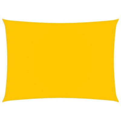 Zonnescherm rechthoekig 3x5 m oxford stof geel