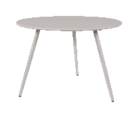 Bijzet Tuintafel Rond Ø60cm - Wit - thumbnail