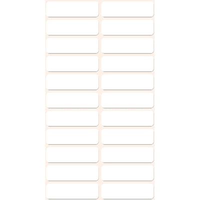 Etiket avery 3044 32x10mm wit 132st