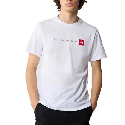 The North Face Never Stop Exploring S/S T-shirt Heren TNF White M