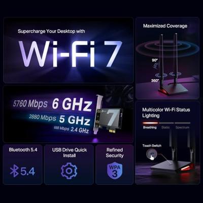 TP-Link Archer TBE550E WiFi 7 Bluetooth adapter TP-Link Archer TBE550E WiFi 7 Bluetooth adapter