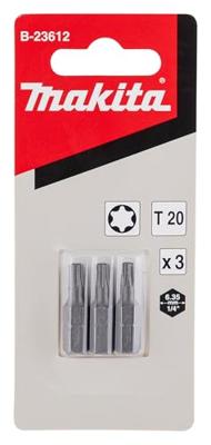Makita Accessoires Schroefbit T20x25mm - B-23612 B-23612 - thumbnail