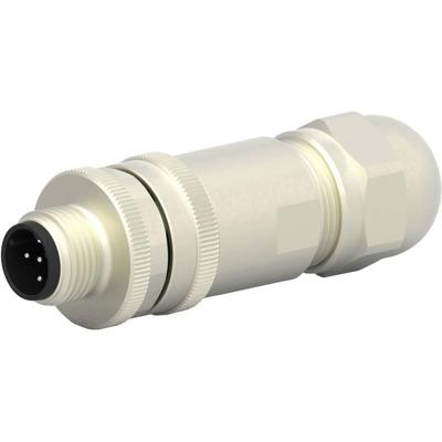TE Connectivity T4111512051-000 Sensor/actuator connector, niet geassembleerd M12 Aantal polen (sensoren): 5 Stekker, recht 1 stuk(s)