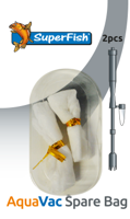 Superfish Aquavac vervangingszakje 2st - thumbnail