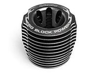 Aluminum heatsink head 60x54mm (gunmetal/k5.9) - thumbnail