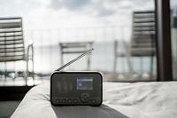 Sangean WFR-39 Zakradio met internetradio Internet, DAB, VHF (FM) Internetradio, FM, WiFi Spotify, Wekfunctie, Oplaadbaar Grijs, Zwart - thumbnail