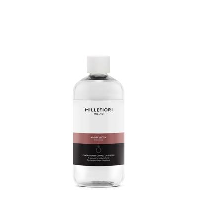 Millefiori Milano catalytic lamp refill 500 ml ambra rosa