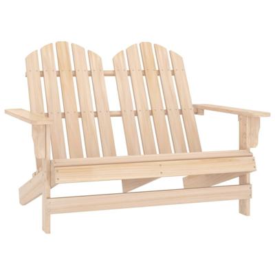 VidaXL Tuinstoel 2-zits adirondack massief vurenhout VidaXL Tuinstoel 2-zits adirondack massief vurenhout