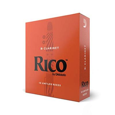 D'Addario Woodwinds Rico Bb Clarinet Reeds 4.0 rieten voor Bb klarinet (10 stuks) D'Addario Woodwinds Rico Bb Clarinet Reeds 4.0 rieten voor Bb klarinet (10 stuks)