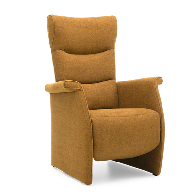 Relaxstoel Wilson Donkergeel Stof