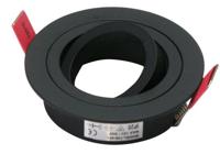 LED Inbouwspot zwart kantelbaar voor 50mm lamp 92mm gatmaat 80 148-563 - thumbnail