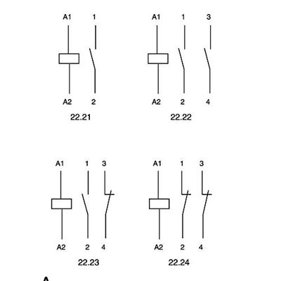 Finder Serie 22 | Vermogensrelais | wissel |22.23.8.230.4000 Finder Serie 22 | Vermogensrelais | wissel |22.23.8.230.4000