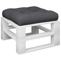 VidaXL Palletkussen 58x58x10 cm stof zwart - thumbnail