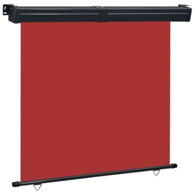 Balkonscherm 165x250 cm rood