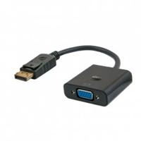 Savio CL-90 video kabel adapter 0,2 m DisplayPort VGA (D-Sub) Zwart - thumbnail