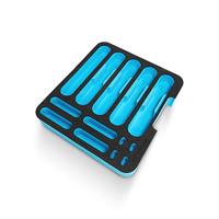 Adam Hall 87402 MI 19 inch schuim inlay voor microfoons & beltpacks - thumbnail