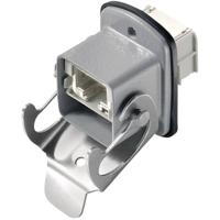 Telegärtner 100007421 STX V5 RJ45-flensset variant 5 Koppeling, inbouw Aantal polen: 8P8C Aluminium 1 stuk(s) - thumbnail