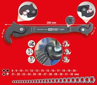 KS TOOLS Ks-tools moersleutel multifunction wrench sw 8-17 sw 14-32mm - thumbnail