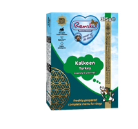 Renske Graanvrij vers bereid kalkoen natvoer hond (tetra) 12 x 375 g - thumbnail