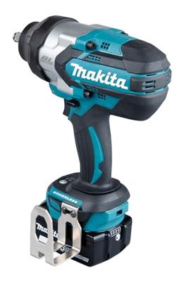 Makita dtw1002rtj 18v slagmoersleutel 1000 nm 5,0ah accu (2 st), snellader, mbox