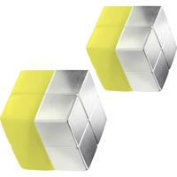 Sigel Neodymium magneet C10 Extra-Strong (b x h x d) 20 x 10 x 20 mm Dobbelsteen Zilver 2 stuk(s) BA704 - thumbnail