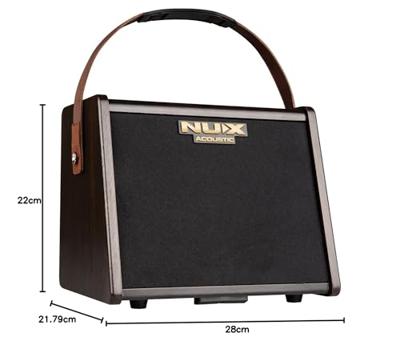 NUX AC-25 draagbare akoestische gitaarversterker met Bluetooth