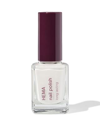 HEMA Long lasting nagellak 402 milkmaid (wit)