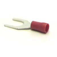 Bofix kabelschoen amp vork m8 rood (25st) - thumbnail