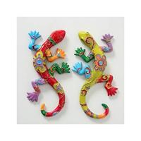 Boltze Home muur deco hagedis 24x13x3cm - thumbnail