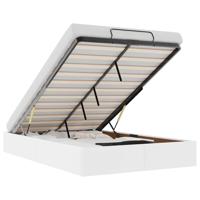 Bedframe zonder matras 120x190 cm kunstleer wit - thumbnail