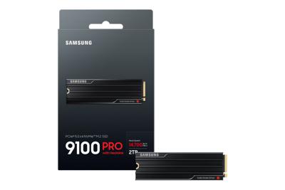 Samsung MZ-VAP2T0CW 9100 PRO SSD, 2 TB, M.2 NVME, PCIe 5, 14700 MB/s, Heatsink