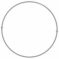 VidaXL Plantenring zilver 30 x 30 x 20 cm gegalvaniseerd staal - thumbnail