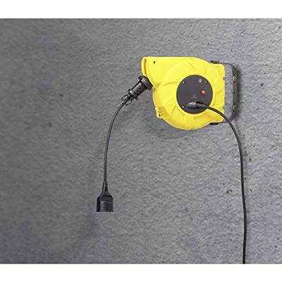 Renkforce RF-3349118 Kabelhaspel voor aan de muur 9.00 m Zwart Randaarde haakse stekker Renkforce RF-3349118 Kabelhaspel voor aan de muur 9.00 m Zwart Randaarde haakse stekker