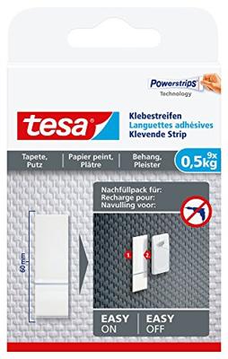 Kleefstrips tesa behang en pleisterwerk 0.5kg wit Kleefstrips tesa behang en pleisterwerk 0.5kg wit