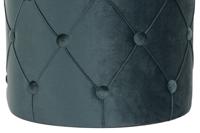 Voetensteun DKD Home Decor 36 x 36 x 44 cm Polyester Fluweel Hout MDF - thumbnail