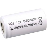 Mexcel Speciale oplaadbare batterij Sub-C NiCd 1.2 V 2000 mAh - thumbnail