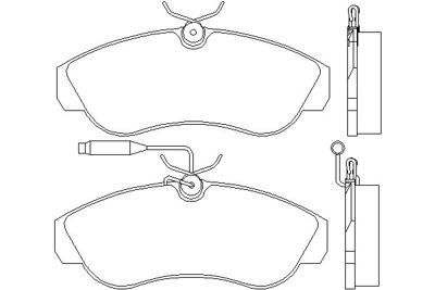 Remblokken set 2179901
