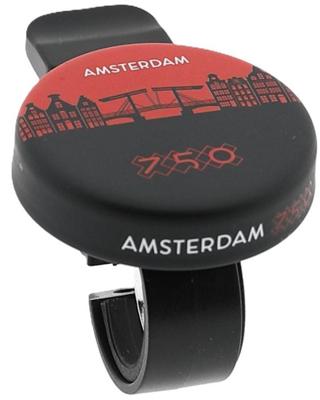 Amsterdam 750 fietsbel Silhouet Mokum