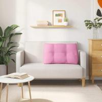 VidaXL Rugkussen roze 80 x 24 x 50 cm stof - thumbnail