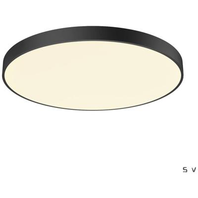 SLV 1001878 MEDO 90 AMBIENT LED-plafondlamp LED vast ingebouwd 77.5 W Zwart SLV 1001878 MEDO 90 AMBIENT LED-plafondlamp LED vast ingebouwd 77.5 W Zwart