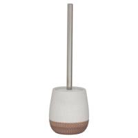 Toiletborstel met houder vrijstaand Sealskin Braid Zand - thumbnail