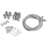 LED Paneel Ophangset 1m - Duurzame Staaldraden - Aigi Compatibel - thumbnail