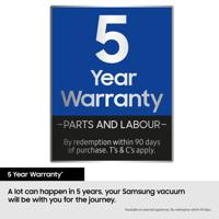 Samsung VS15A60AGR5 stofzuiger Droog 150 W Zakloos - Black Friday - thumbnail