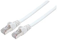Intellinet 741910 RJ45 Netwerkkabel, patchkabel CAT 6a (losse kabel CAT 7) S/FTP 7.50 m Wit Halogeenvrij 1 stuk(s) - thumbnail