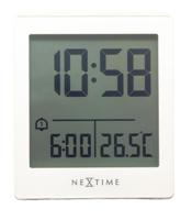 Digitale tafelwekker 7,7x8,9x3cm-RCC-ABS-NeXtime-"Word wakker" - thumbnail