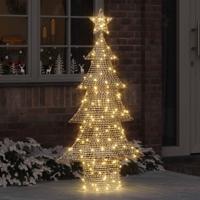 VidaXL Kerstboom met 160 led warmwit 151 cm pet - thumbnail